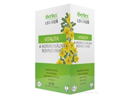 HERBEX Lekáreň VITALITA a hormonálna  rovnováha 20x3 g