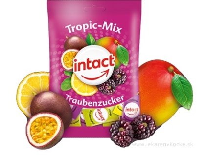 INTACT Hroznový cukor TROPIC MIX 75g