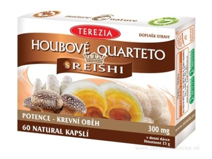 TEREZIA HUBOVÉ QUARTETO s REISHI 60 60 ks