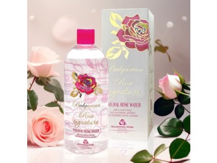 BULGARIAN ROSE SIGNATURE prírodná ružová voda 500 ml