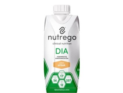 Nutrego DIA s príchuťou oriešok 12x330 ml