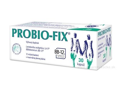 PROBIO-FIX cps 30 ks – 4 mld L. acidophilus LA-5® & B. BB-12® (12 mld celkovo) na trávenie a črevnú rovnováhu
