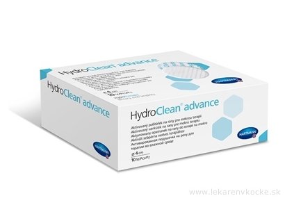 HydroClean advance vankúšik na rany 10 ks