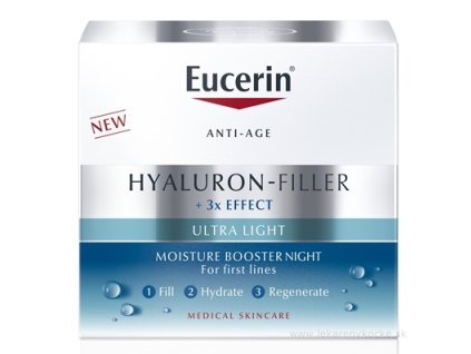 Eucerin HYALURON 3xEFFECT Nočný Hydratačný Booster 50 ml