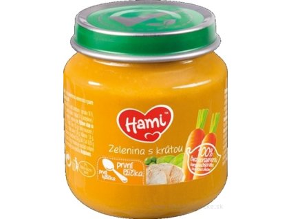 Hami príkrm Zelenina s morkou prvá lyžička 4+ 125g