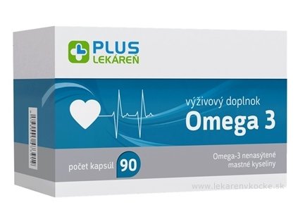 PLUS LEKÁREŇ Omega 3 90 ks