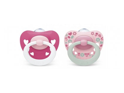 NUK Cumlík Signature 6-18m. BOX ružový