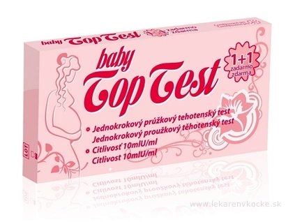 Baby Top Test tehotenský - prúžok 2 ks