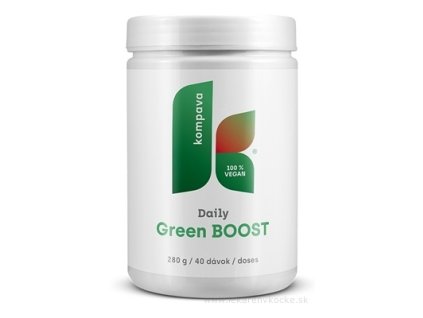 Kompava Daily Green Boost prášok 280 g (40 dávok) – výživový doplnok pre metabolizmus a energiu