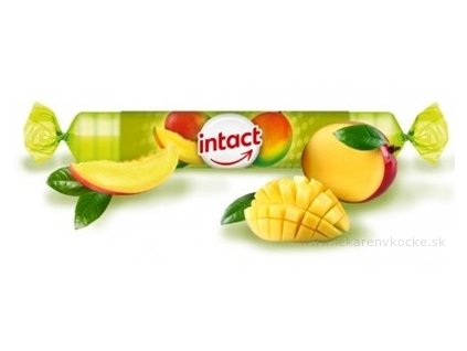 INTACT HROZNOVÝ CUKOR s vitamínom C s príchuťou manga (pastilky v rolke) 1x40g