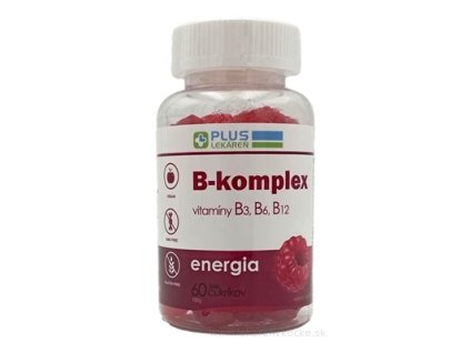 PLUS LEKÁREŇ B-komplex - vitamíny B3, B6, B12 60 ks