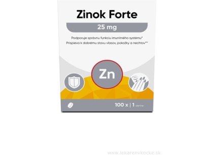 LIVSANE Zinok forte 25 mg 100 tabliet