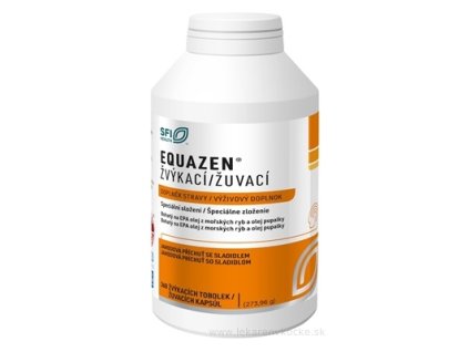 Equazen žuvacie kapsuly s jahodovou príchuťou 360 ks