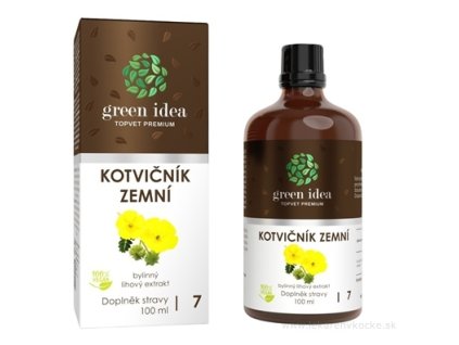 Green Idea Kotvičník zemný bylinný liehový extrakt kvapky 50 ml