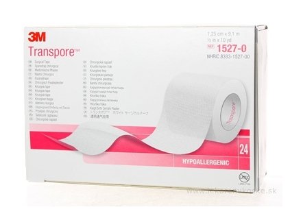 3M TRANSPORE náplasť, cievka [SelP] 24 ks