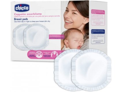 CHICCO Vložky do podprsenky antibakteriálne 60 ks