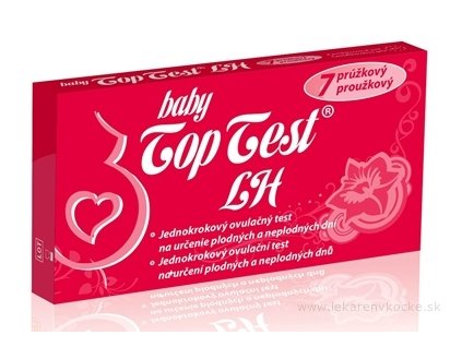 Baby Top Test LH ovulačný - 7 prúžkový 7 ks