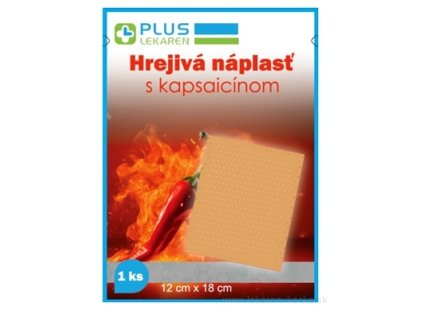 PLUS LEKÁREŇ HREJIVÁ NÁPLASŤ s kapsaicínom 1 ks