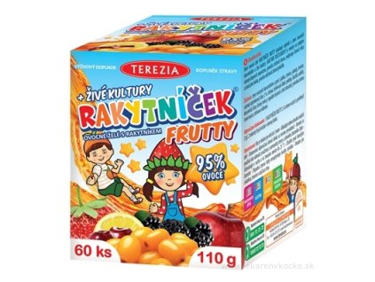 TEREZIA RAKYTNÍČEK FRUTTY + živé kultúry 60 ks