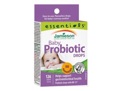 Jamieson Probiotic Baby kvapky s BB‑12® 1×8,6 ml – probiotiká pre bábätká na podporu trávenia