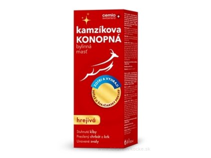 CEMIO Kamzíkova konopná masť hrejivá + súťaž 200 ml