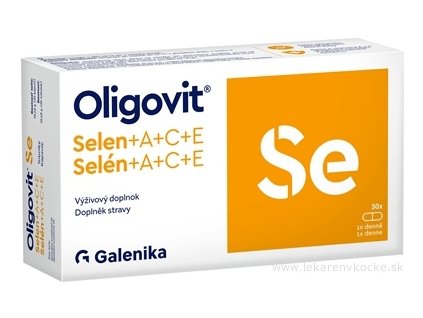Galenika Oligovit Se (Selén + Vitamín A, C, E) 30ks