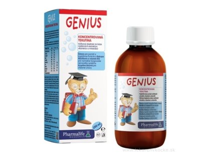 Pharmalife Genius 200 ml – koncentrovaná tekutina na podporu pamäti, sústredenia a zníženie únavy