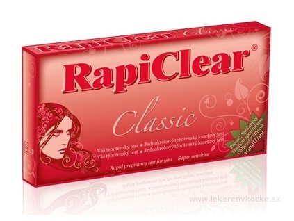 RapiClear Tehotenský test Classic 1 ks