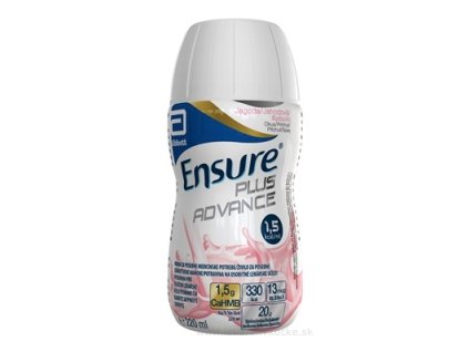 Ensure PLUS ADVANCE jahodová príchuť 30×220 ml