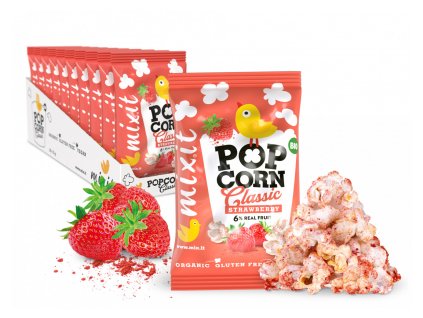 MIXIT BIO popcorn - Jahoda do vačku 13g