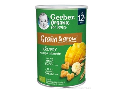 Gerber Organic CHRUMKY Kukurično-ovsené 35 g
