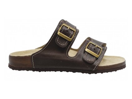 PROTETIKA T 16, č.37, ortopedická obuv, farba: hnedá, Zdravotné kožené sandále