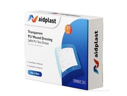 Aidplast Náplasť na rany sterilná, vodeodolná (9 x 10 cm) 25 náplastí
