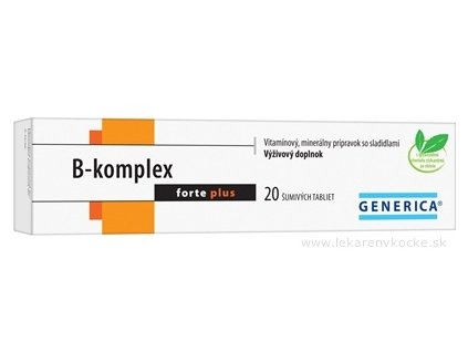 GENERICA B-komplex forte plus 20 ks