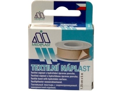 Mediplast cievka s krytom náplasť 1,25 cm x 5 m