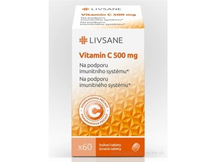 LIVSANE Vitamín C 500 mg 60 ks