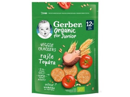Gerber Krekry s paradajkami BIO 100g 12M+