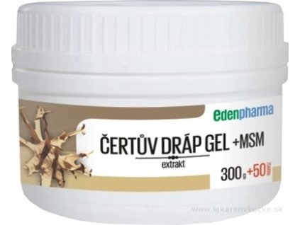 EDENPharma ČERTOV PAZÚR GÉL + MSM 350 g