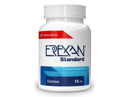 Erexan Standard 685 mg – 15 kps – prírodný doplnok pre mužov na podporu erekcie a libida