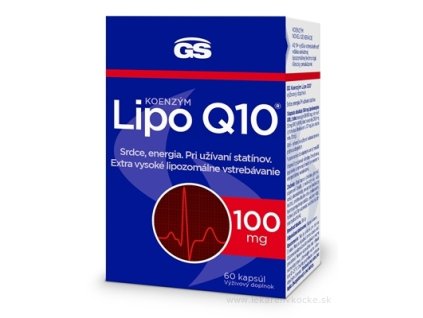 GS Koenzým Lipo Q10 100 mg 60 ks