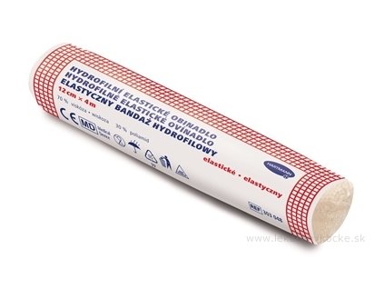 Ovínadlo hydrofilné elastické pletené, nesterilné (12 cm x 4 m), 1x1 ks