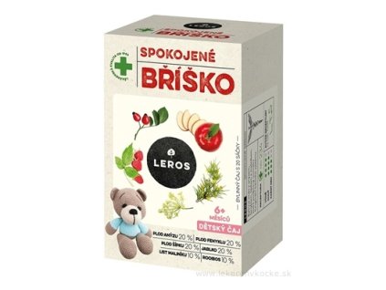 LEROS DETSKÝ ČAJ SPOKOJNÉ BRUŠKO 20x2 g