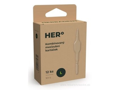 HERBADENT HERo Medzizubná kefka L kombinovaná 1x12 ks