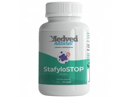 Medveď natural StafyloSTOP 60 kapsúl