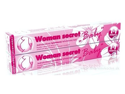 Woman secret BABY tehotenský test 2 ks