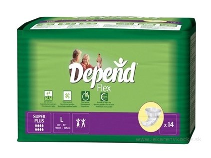 DEPEND Flex SUPER PLUS LARGE 14 ks