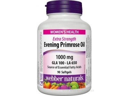 Webber Naturals Púpalka Dvojročná 1000 mg 90 ks