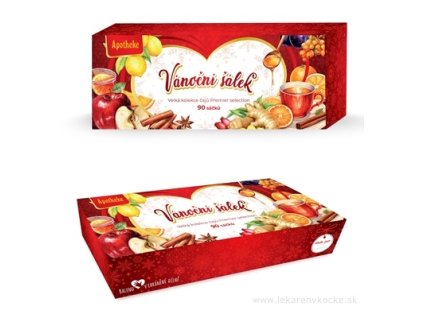APOTHEKE KOLEKCIA Vianočná šálka ovocné a bylinné čaje