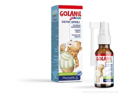 Pharmalife Golanil Junior ústny sprej pre deti na bolesť hrdla 30 ml (Galenika)