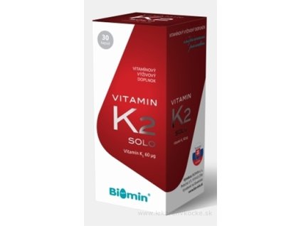 Biomin VITAMIN K2 SOLO 30 ks
